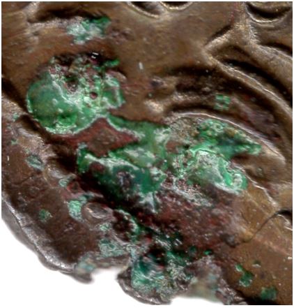 Removing-Verdigris-From-A-Postumus-Antoninianus