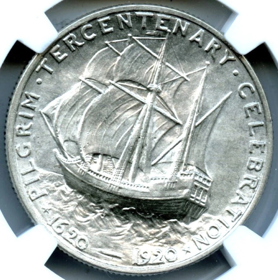 Commems-Collection-Classic:-1920-Pilgrim-Tercentenary---An-Inaccurate-Mayflower?