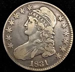1831-Capped-Bust-Half-Dollar-For-Grading