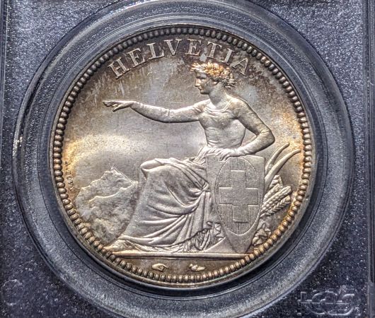 1851-A--Switzerland-5-Francs.-You-Vs-PCGS
