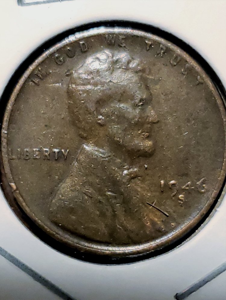 1946-S-Wheatie-Lam-Error-Or-Die-Break-Or-Both
