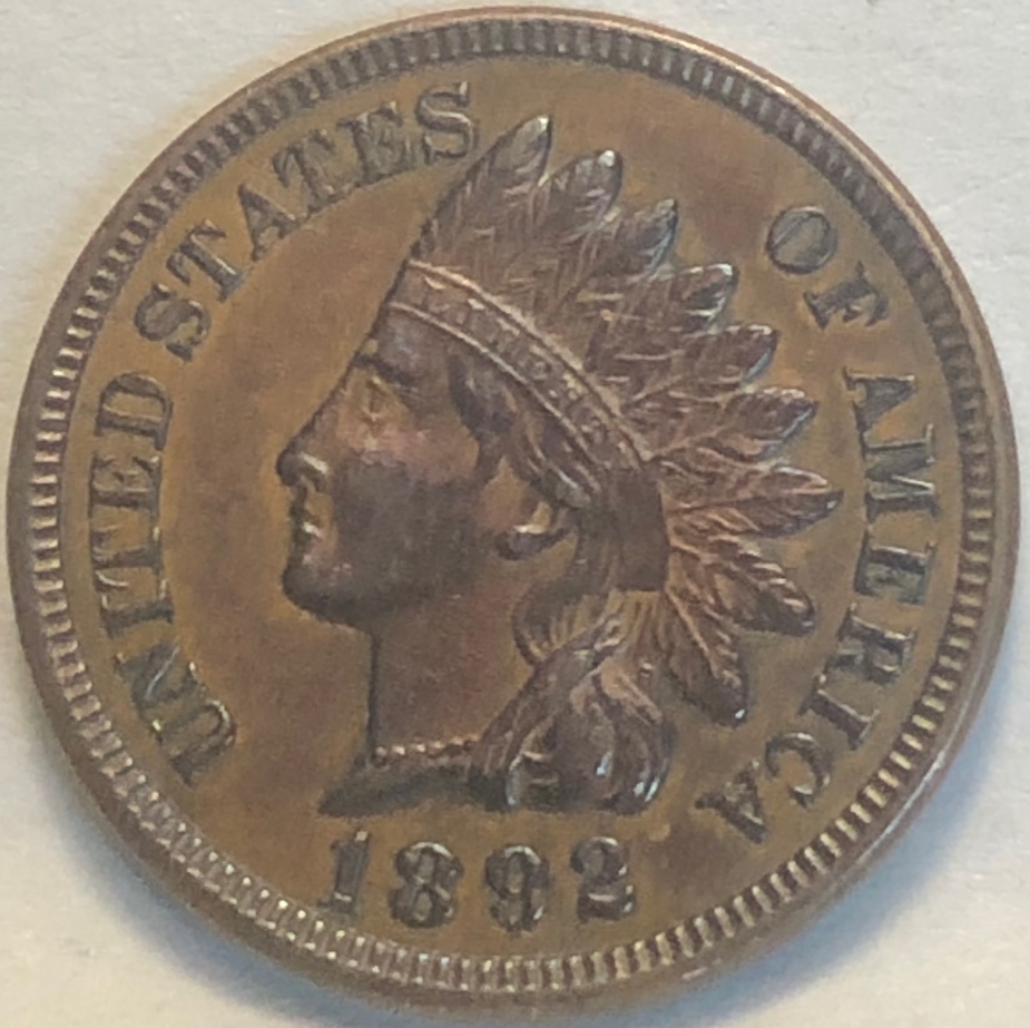 1892-Indian-Head-Cent-For-Grading