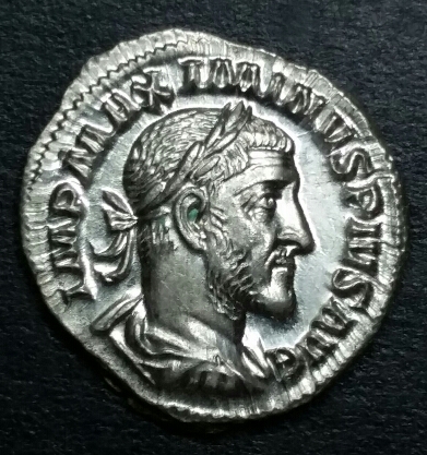 Maximinus-I-Denarius,-Ric-1,-Rsc-46,-Bmc-9.-Pick-Up.