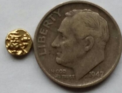 India---Gold-Fanam-Of-Mysore,-Krishnaraja-Wodeyar-III