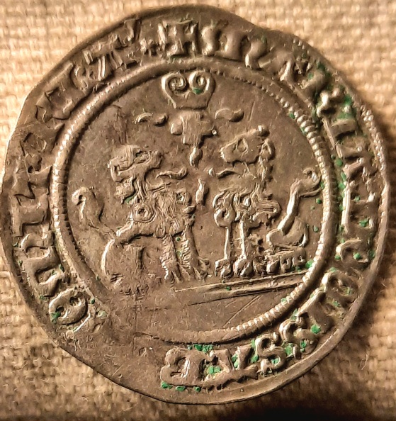 1478-Double-Briquet,-Flanders,-Bruges-Mint,-Mary-Of-Burgundy.-Levinson-II-34.