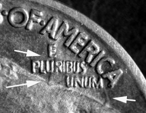 1913-Buffalo-Nickel-With-Protrusion-On-Back