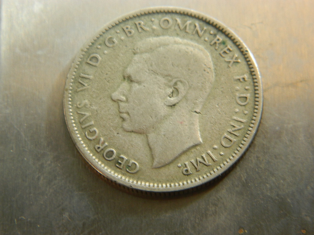 George-VI-Florin-Error-Coin---Possibly-Struck-Thru-Grease