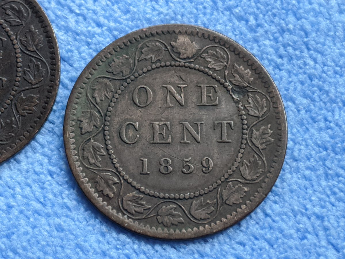 1859-Lg-Cents---What-Variety-Are-These-Two?