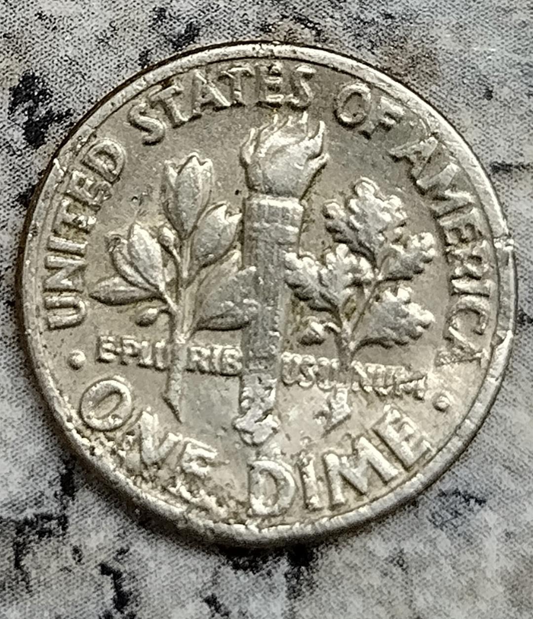 1982-Dime-Half-Clipped-Planchette-Poss-DDR-Or-Damaged?