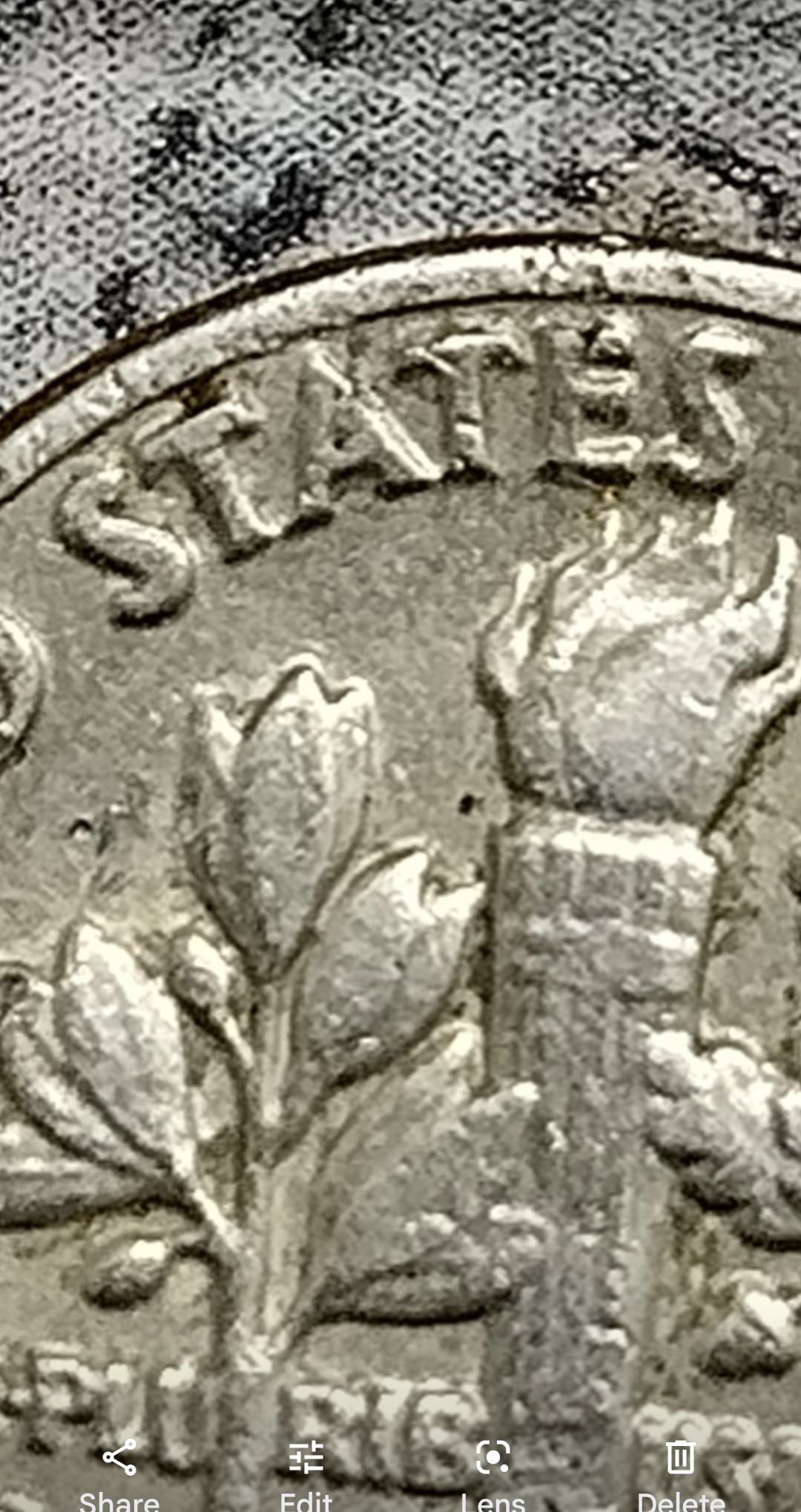 1982-Dime-Half-Clipped-Planchette-Poss-DDR-Or-Damaged?