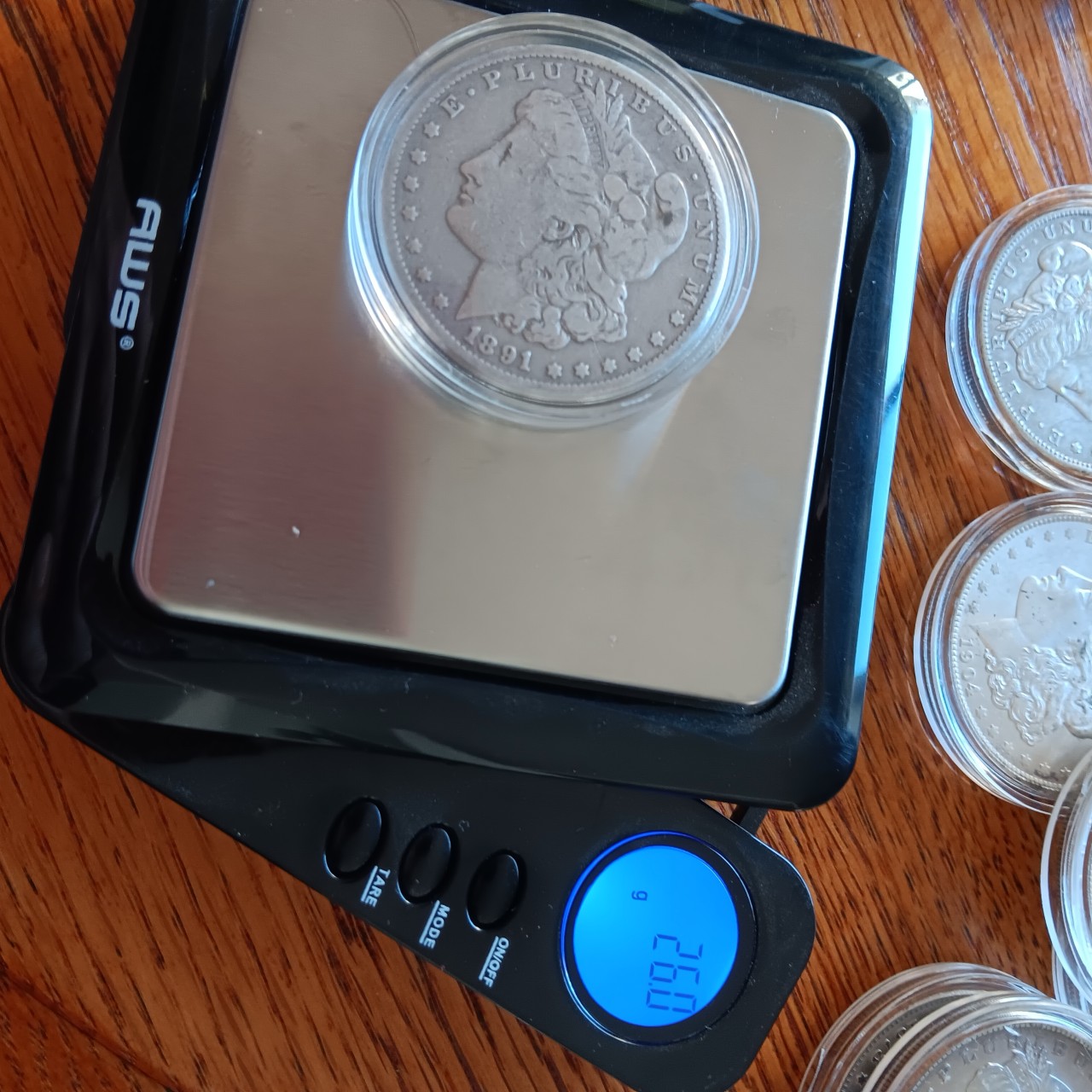 Various-Dates-Morgan-Dollar-Concerns-With-Weight