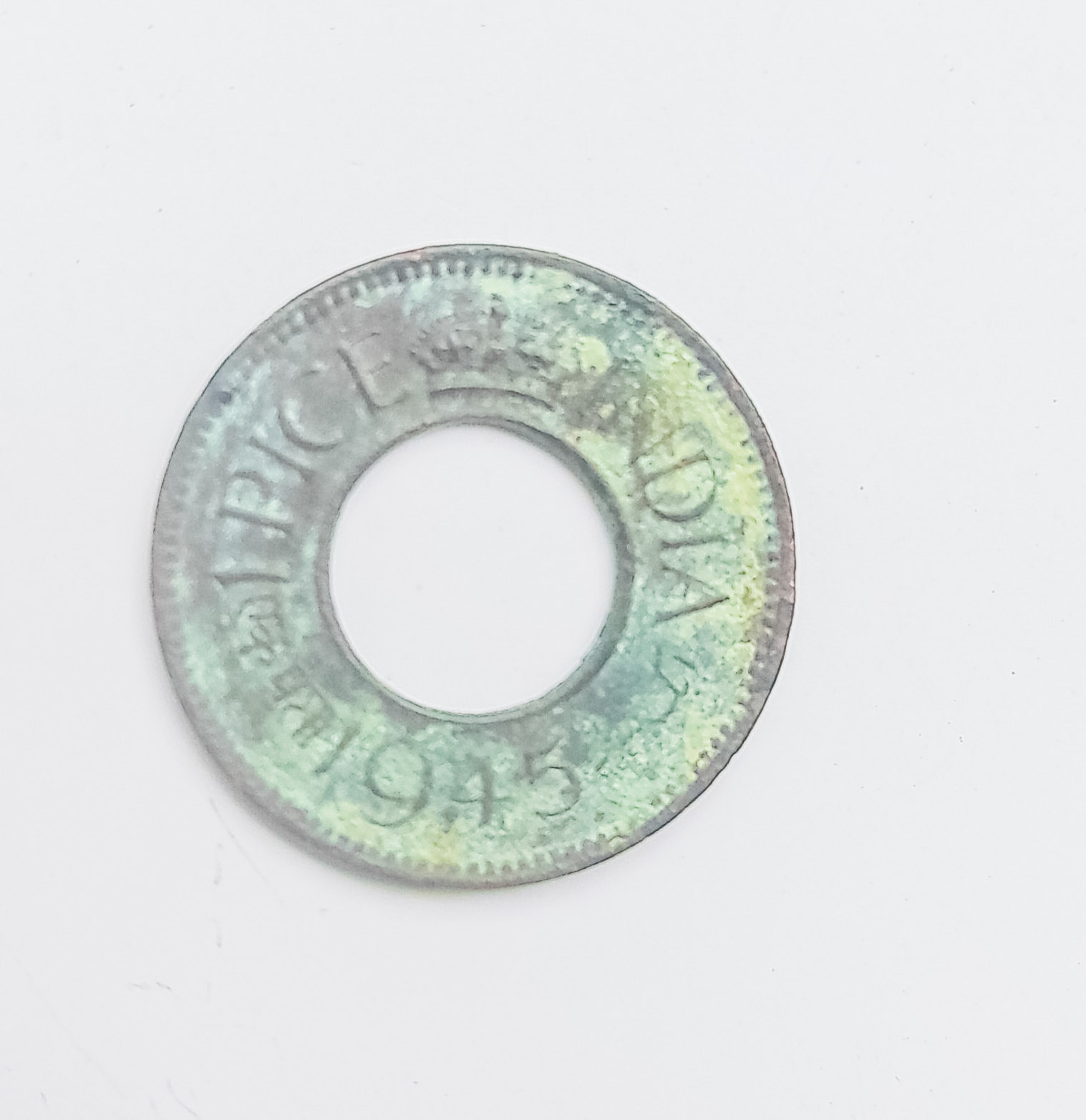 1-Pice-1945-India-British-Variety