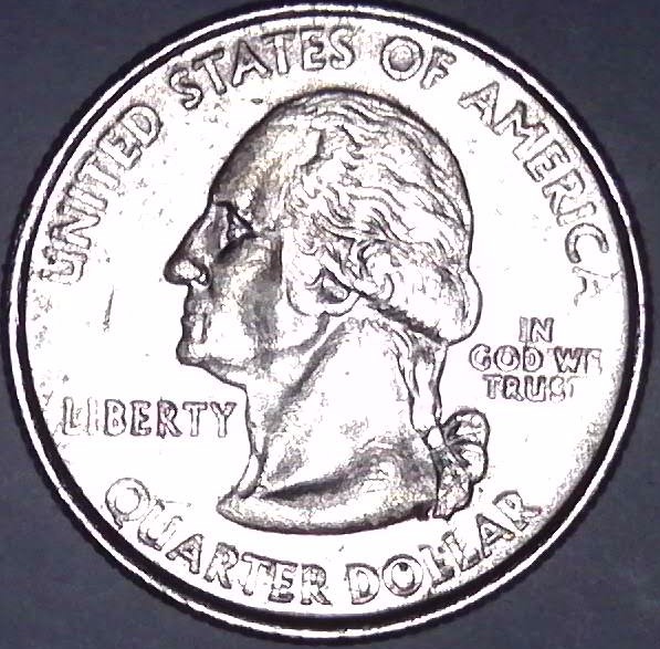 2001-North-Carolina-Quarter-With-What-Looks-To-Me-Like-Grease