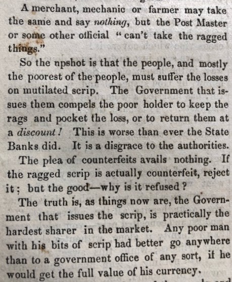 Fractional-Currency---Historical-News-Story-From-1869