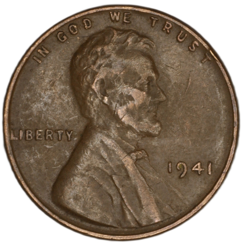 1941-Lincoln-Cent-Die-Dent---Finger-Feeder-Die-Damage?