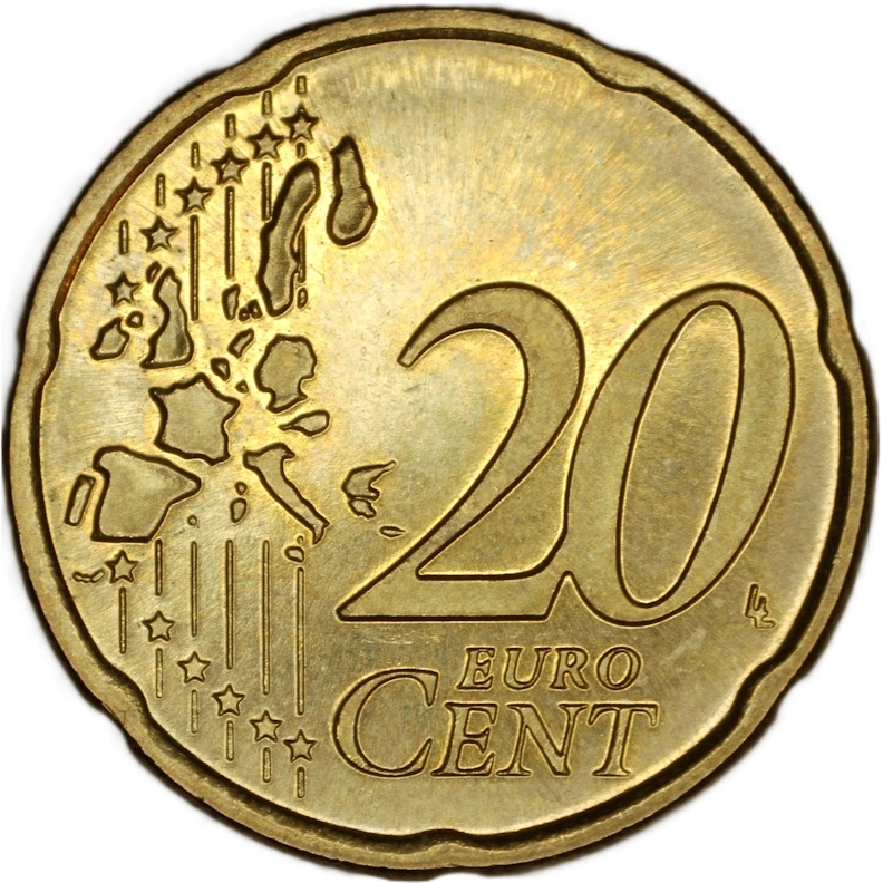2002-A-Germany-Euro-Twenty-Cent---Possible-Matte-Finish-Variety
