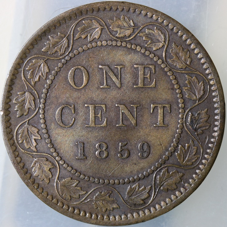 1859-Canada-Large-Cents--Xmas-Present--Guess-The-Varieties