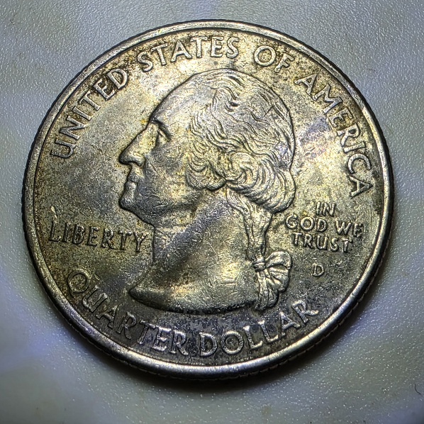 2005-D-Quarter-Error,-Hopefully,--Front-And-Back.-Missing-Clad-.