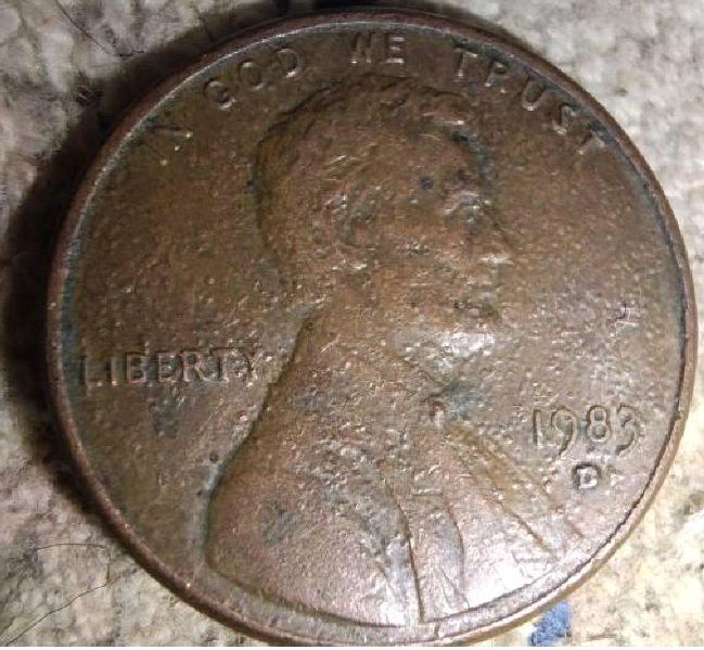 1983-D-Lincoln-Cent-Blister-N-Words-Around-Mint-Date