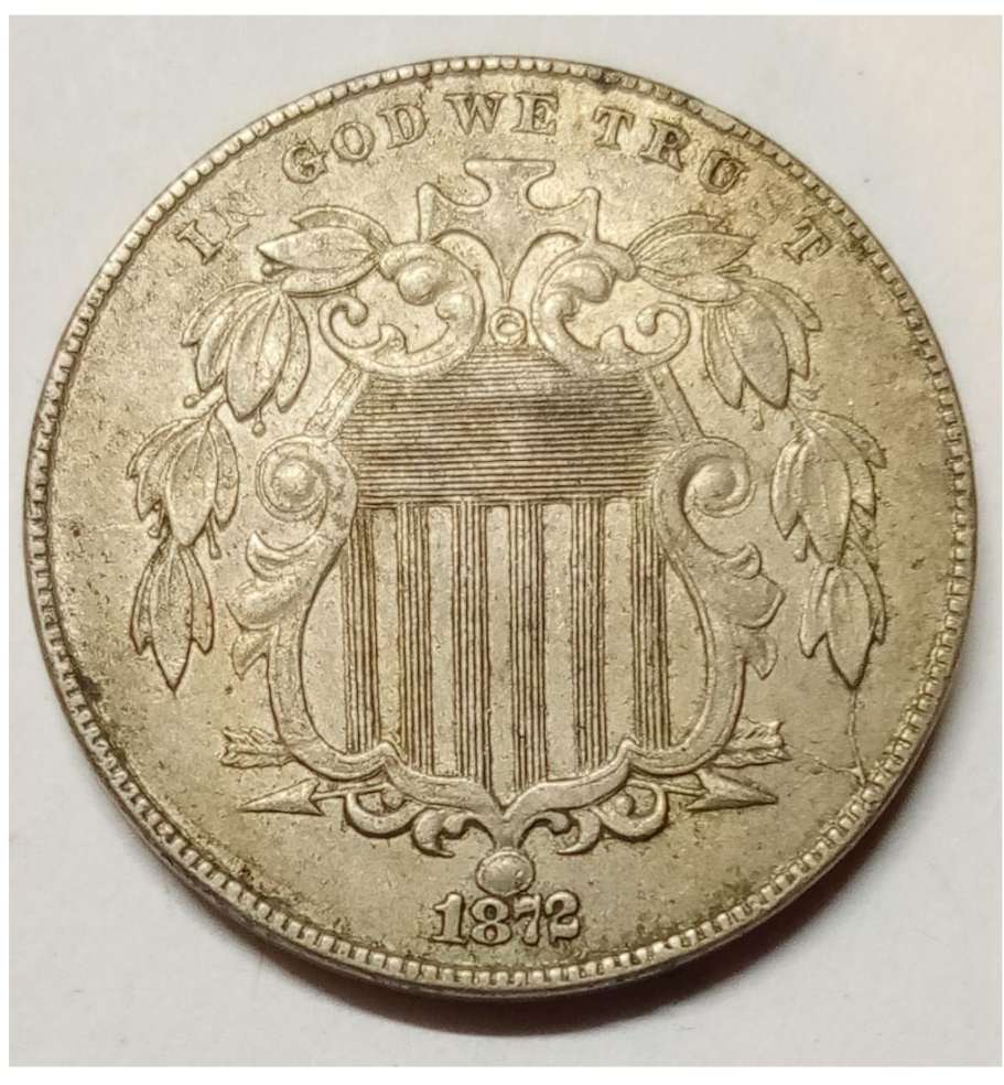 1872-Shield-Nickel---Possible-DDO
