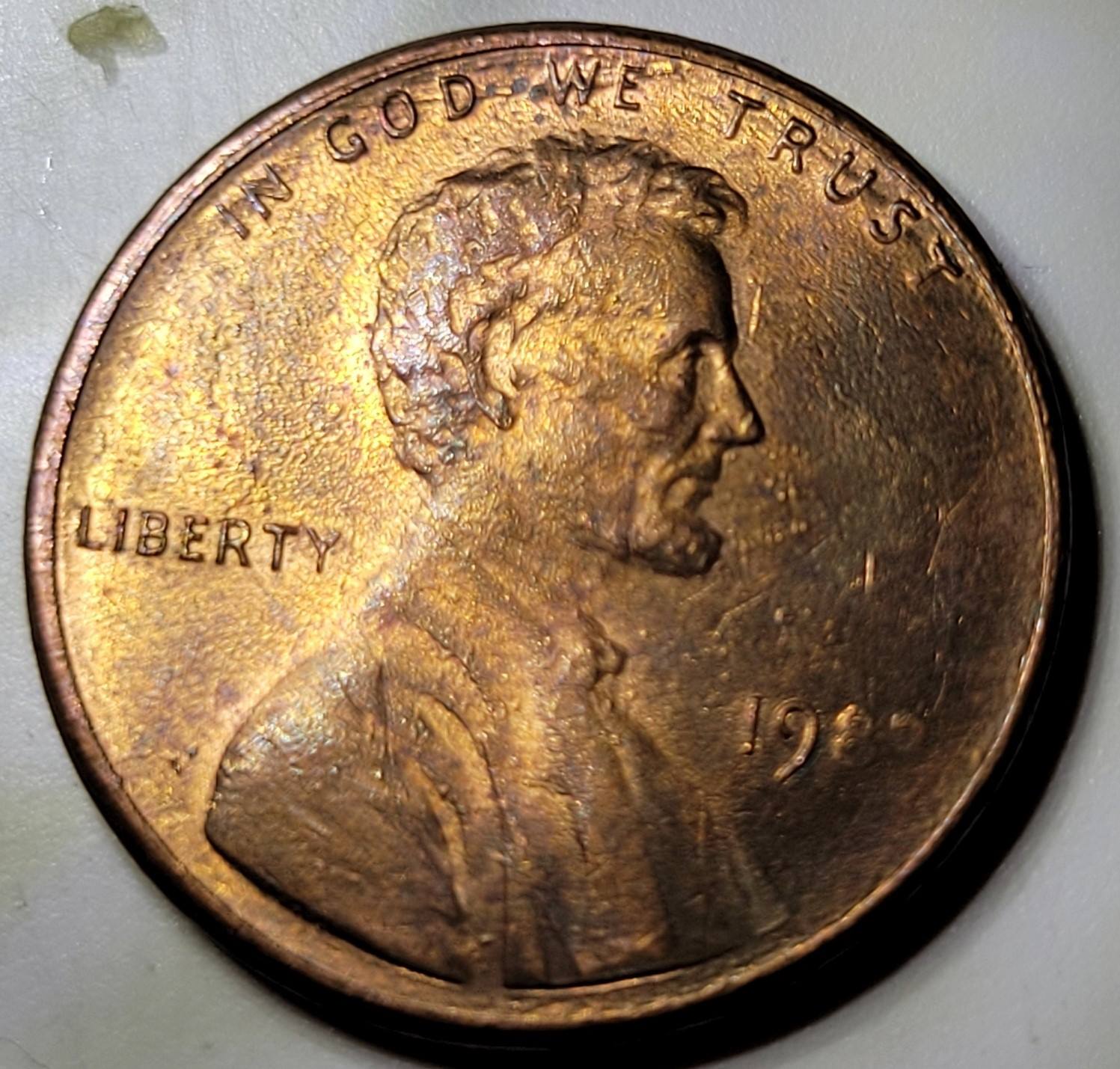 1983-Lincoln-Cent---Grease-Error-And-Cracked-Die?