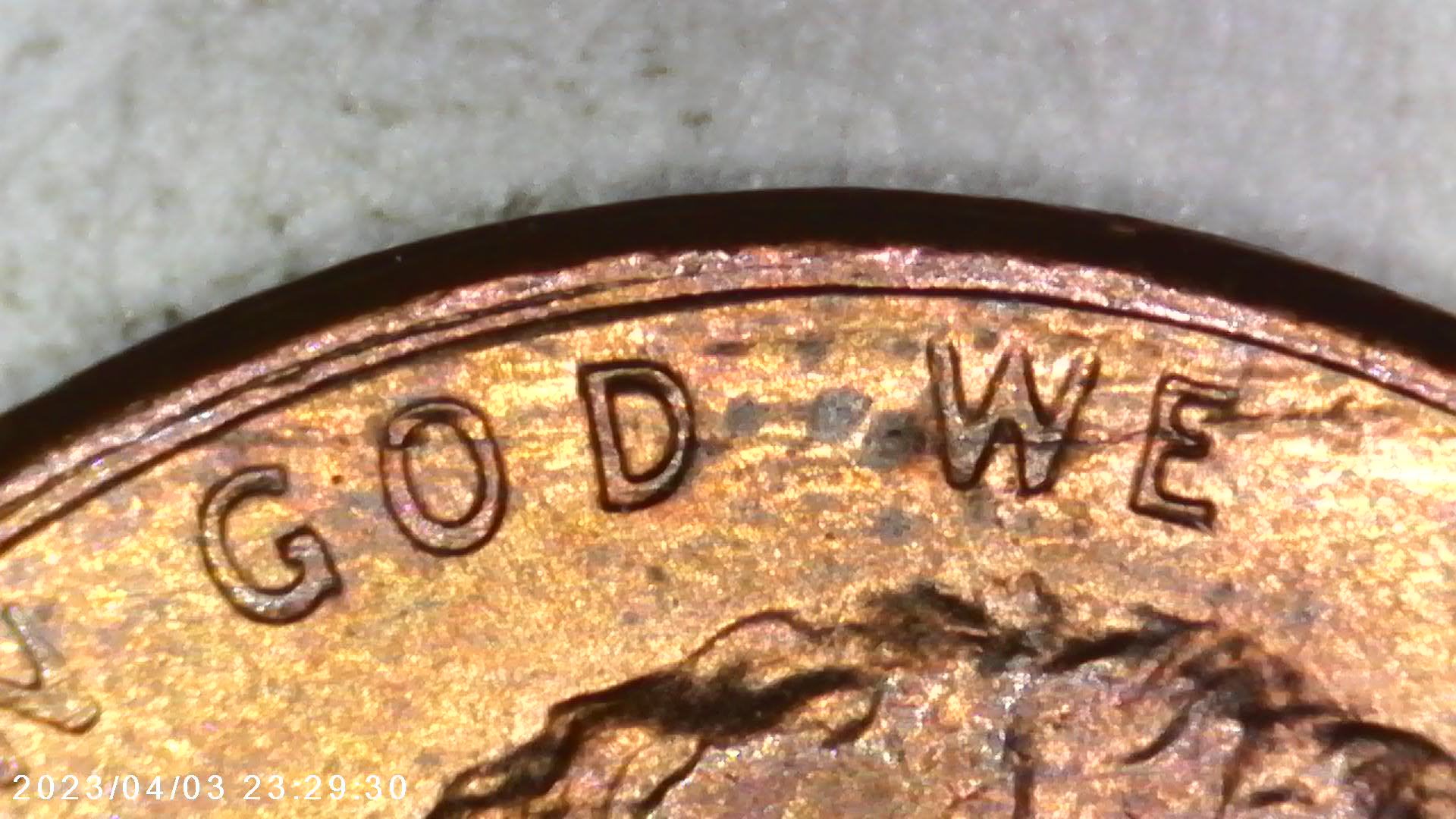1983-Lincoln-Cent---Grease-Error-And-Cracked-Die?