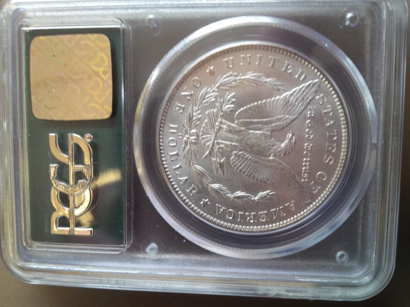 Rattler-Alert--OGH-PCGS-3.5die-Cut&-1st-Greenmorgan--Holder