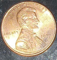 1997-D-Penny-Column-Detail-On-Reverse