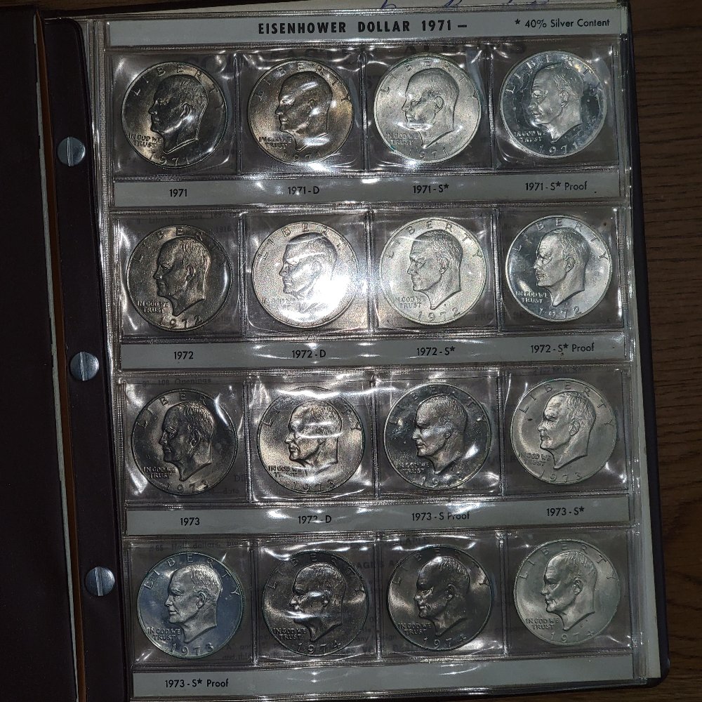 Eisenhower-Dollar-1971-_____-Binder