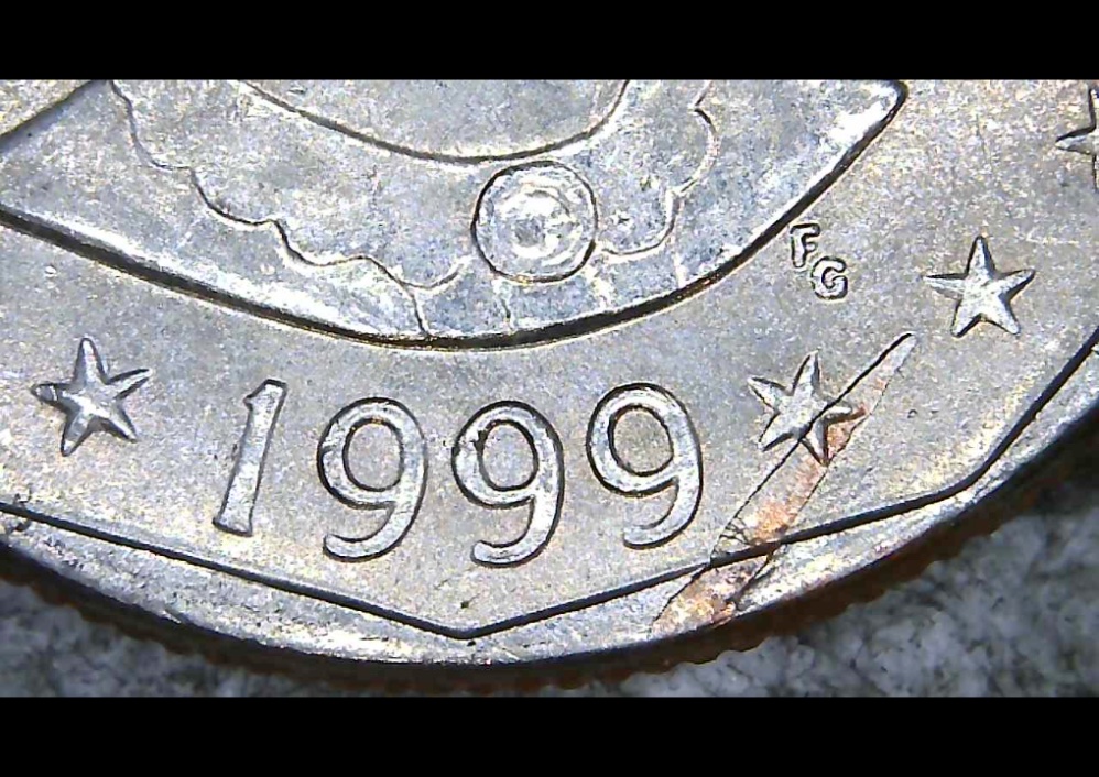 1999-P-Susan-B-Anthony-Struck-Through-Debris?