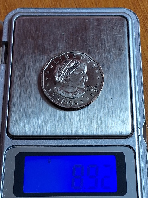 1999-P-Susan-B-Anthony-Weighs-8.92-Grams-,-Super-Talons-Hard-To-Beat