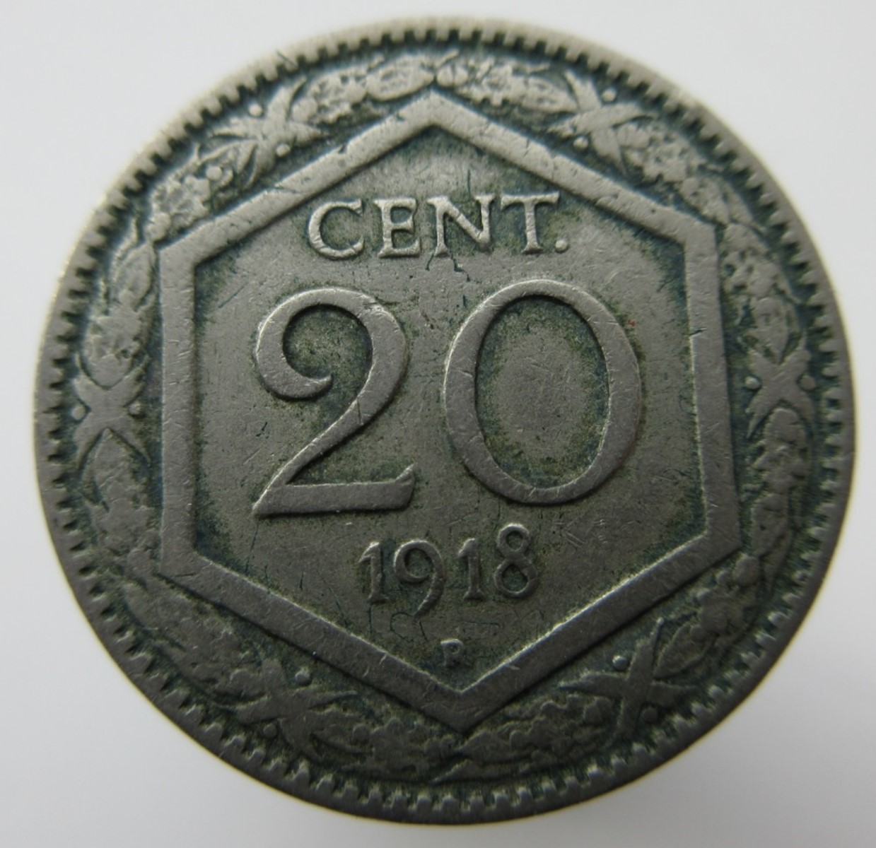 Italy---20-Centesimi-1918-Overstrucked-On-20-Centesimi-1894-?