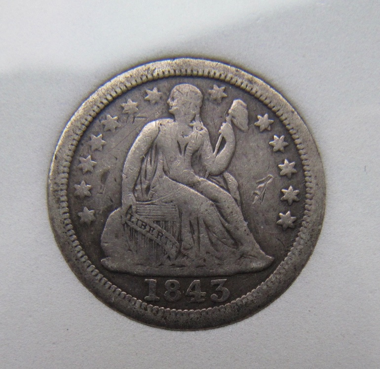 1843-O-Seated-Liberty-Dime