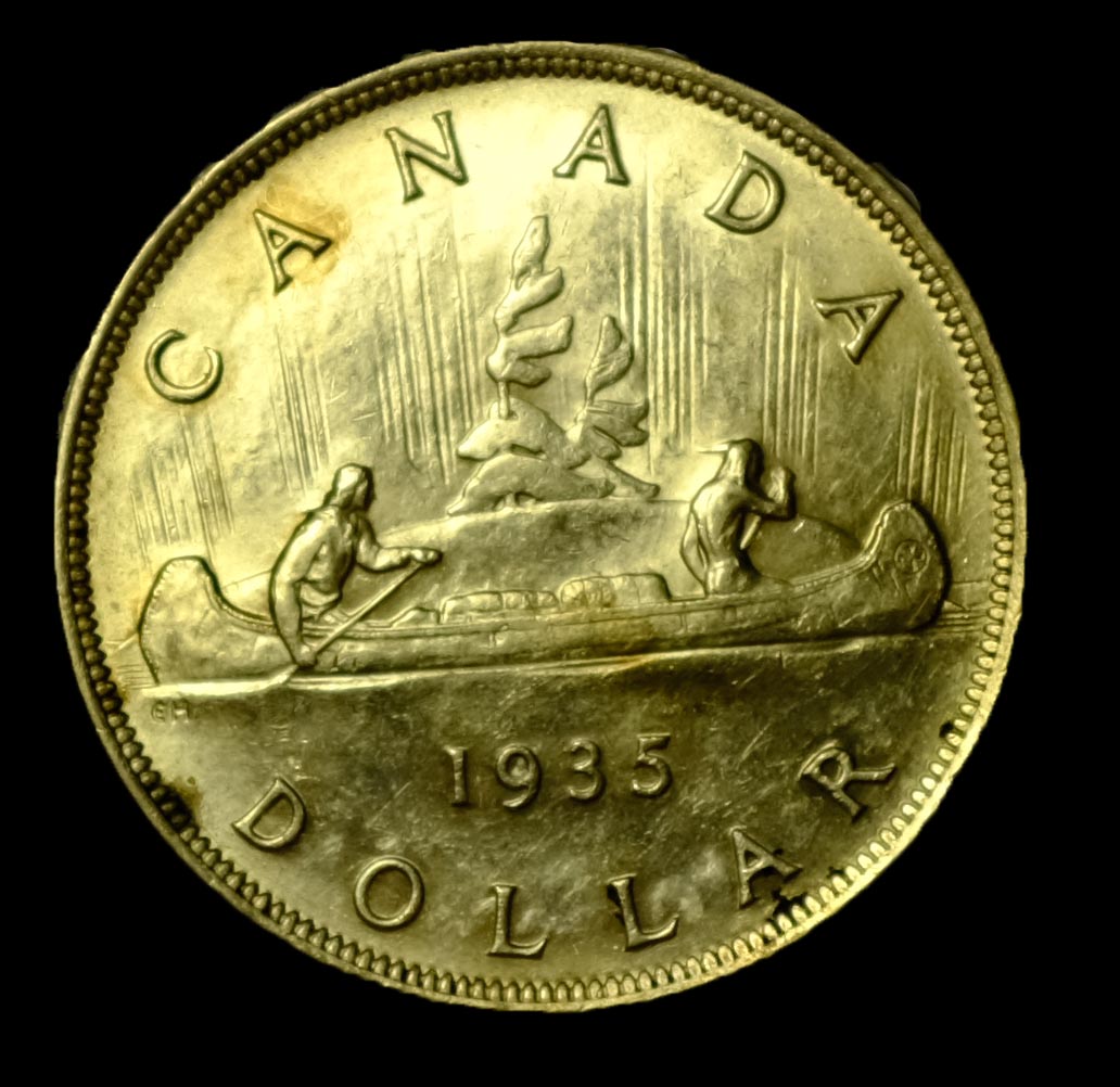 1935-Voyageur-Dollar,-Please-Grade?