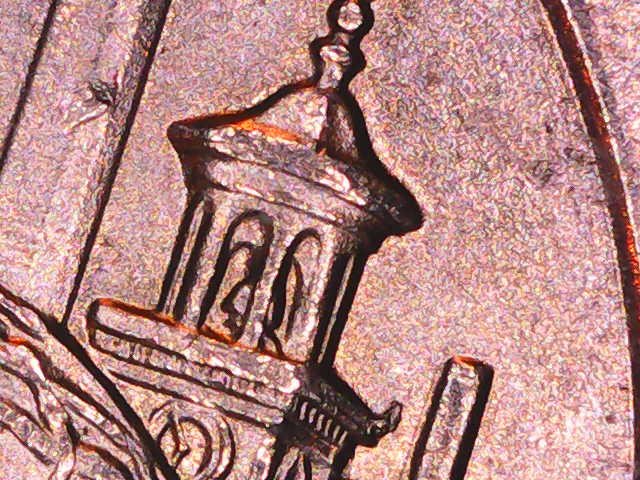 2019-P-Lowell-Quarter-Die-Crack-In-Hair-Together-With-Tower-Die-Chips;-And-Planchet-Error?