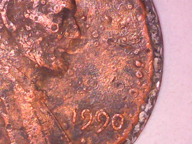 1990-Lincoln-Cent--Lamination?