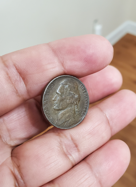 1982-P-Jefferson-Nickel--Black-Beauty?