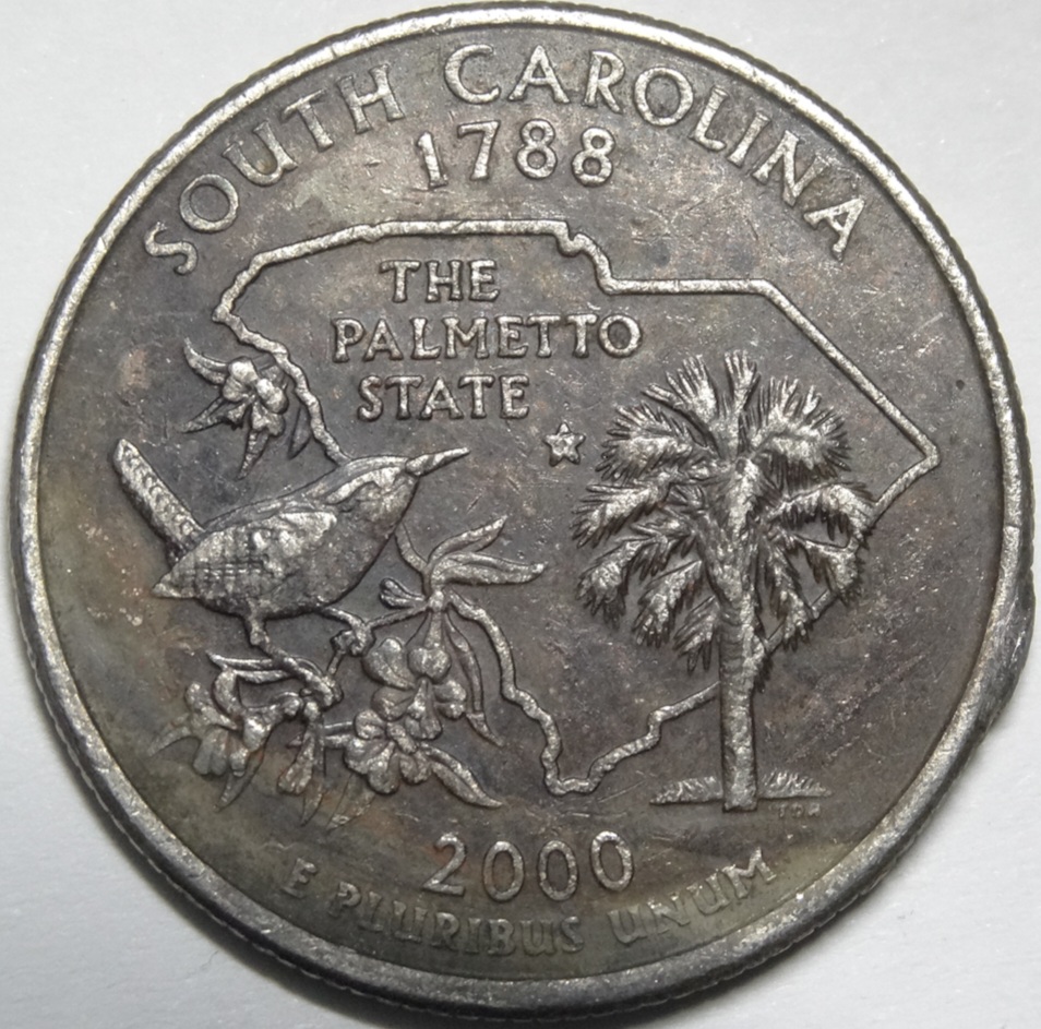 2000-D-South-Carolina-Quarter-Multiple-Die-Chip-Or-Damage?
