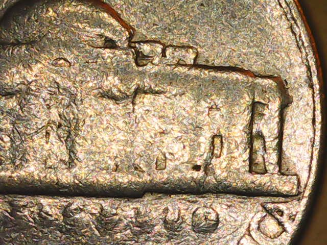 2001-P-Jefferson-Nickel,-Bubble-Letters,-No-Collar,-Struck-Through-Grease?