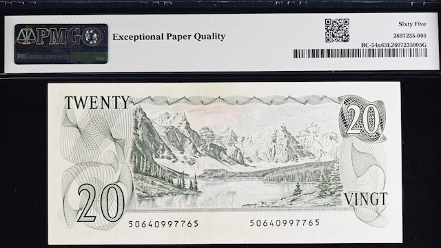 Bc-54A,-Bank-Of-Canada-$20-Just-Back-From-PMG.