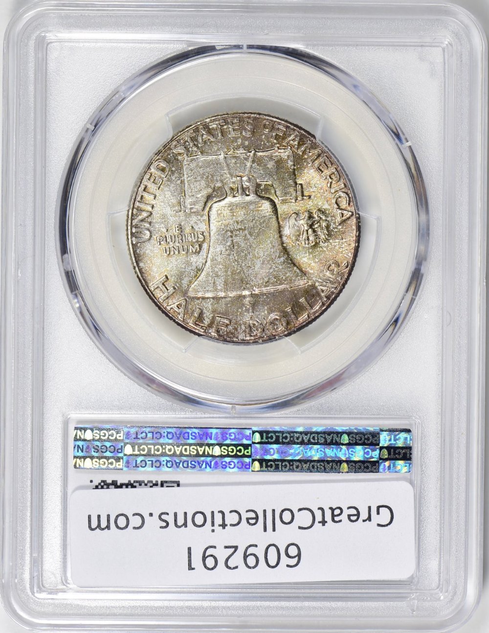 1958-Franklin-Half-Dollar-PCGS-MS-67-Toner