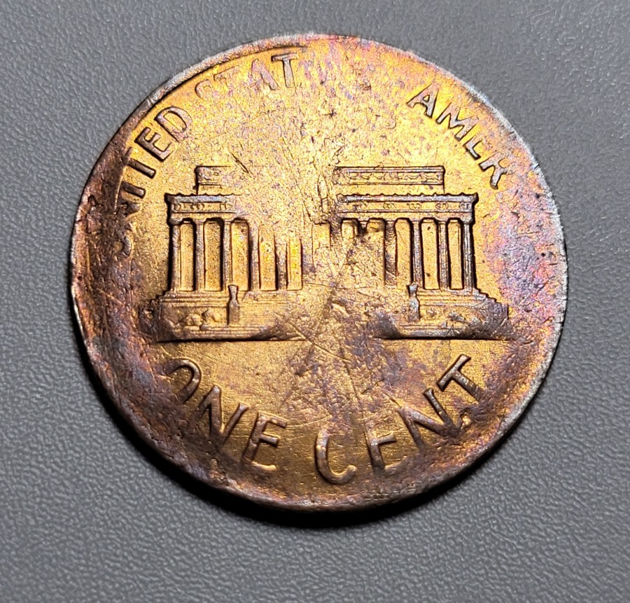 1962-Lincoln-Memorial-Cent-1c-Split-Planchet-1.36g