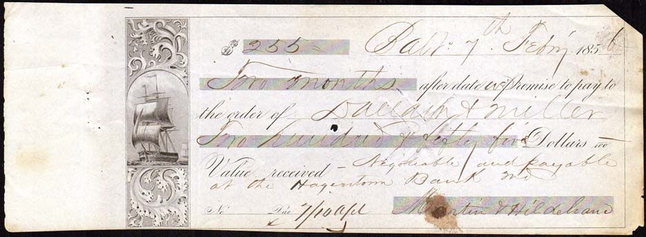 19th-Century-Promissory-Notes