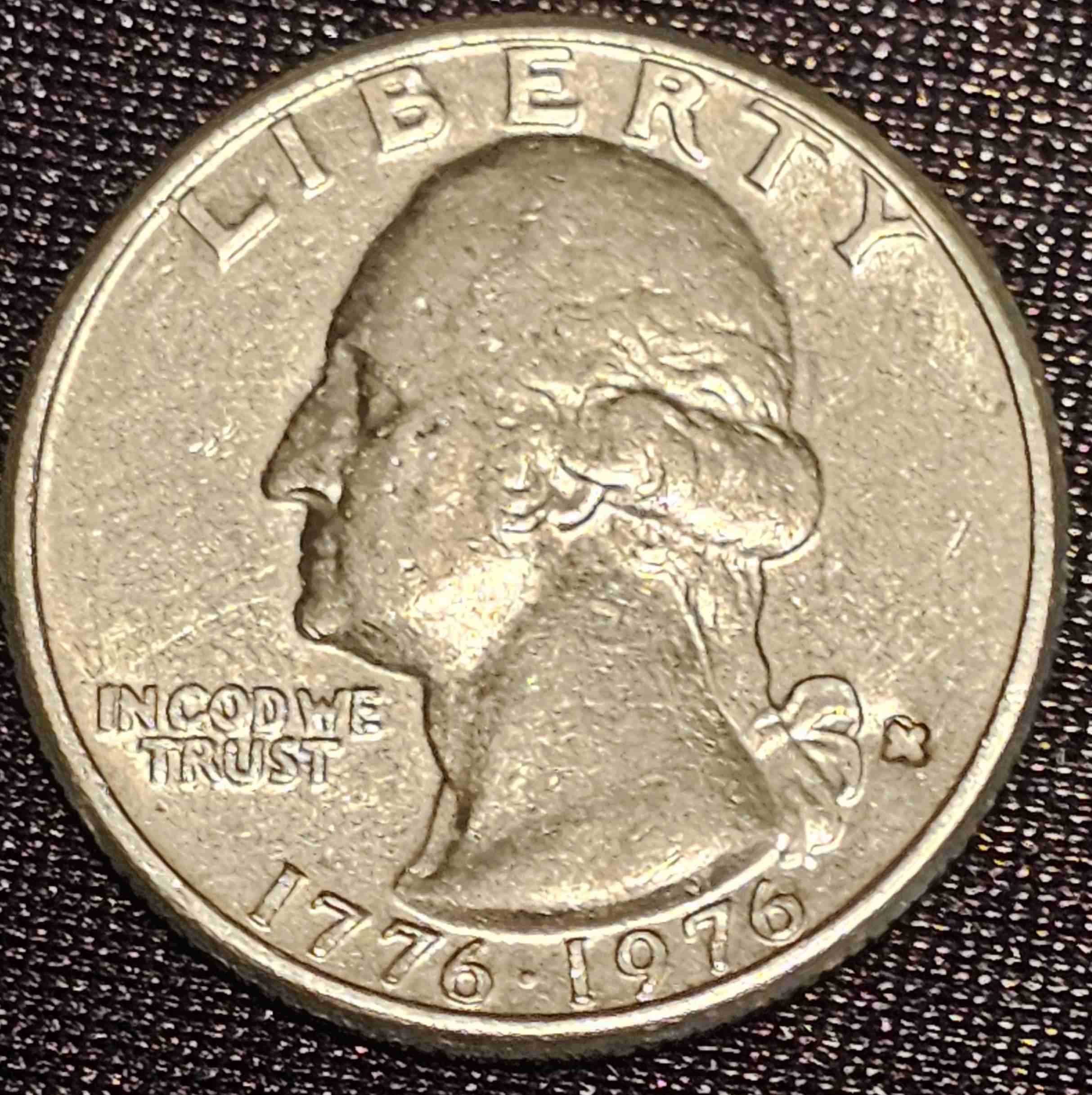 1976-Washington-Bicentennial-Quarter-With-X-Over-D-Mintmark