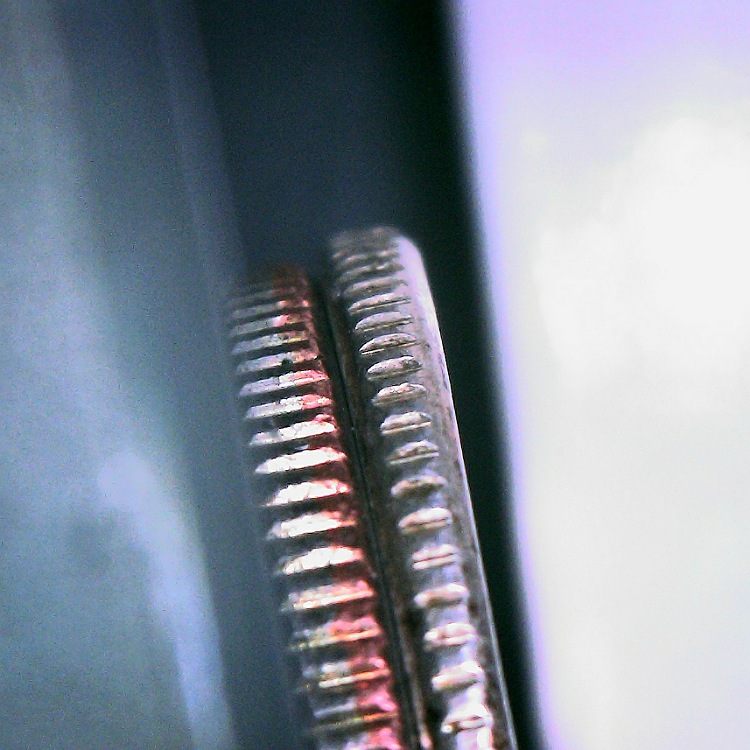 Silver-Quarter-Unknown-Date,-Struck-On-A-Tapered-Planchet,-5.45gms