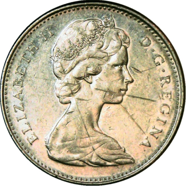 1965-5-Cent-DDR-65-Qeii-5c-Ddr-T2-S5