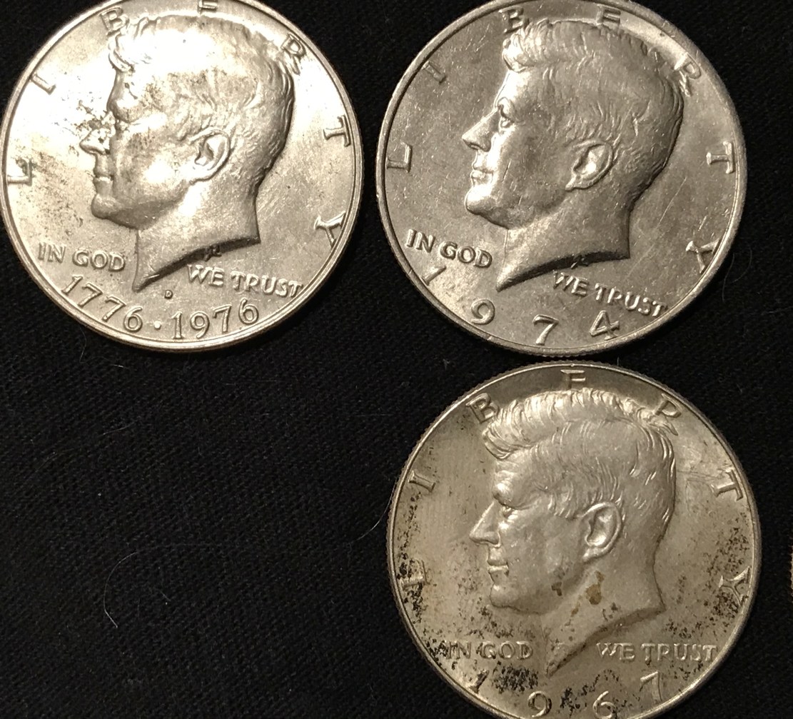 Found---14-Kennedy-Half-Dollars---Dates-Go-From-1994-To-1964.-Is-It-Cool?