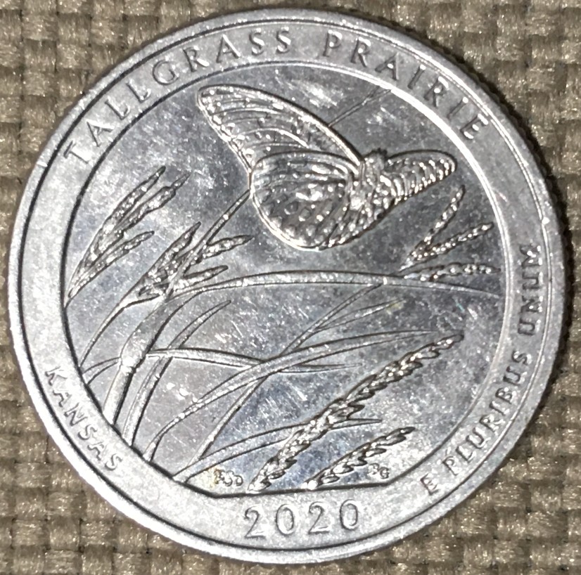2020-W-ATB-Tallgrass-Prairie-Quarter,-Found-In-The-Wild,-Well-Circulated