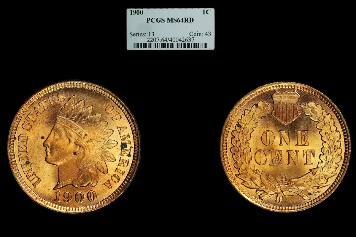 For-Sale:--1854-Braided-Hair-1cent,-1864-Indian-1cent-No-L,-&-1900-Indian-1cent
