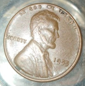One-Cent-1955-Error-Mint